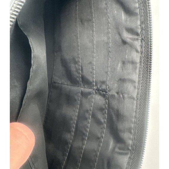 GUESS LOGO black and gold hardware soft case clutch embossed G Faux leather - Picture 7 of 11